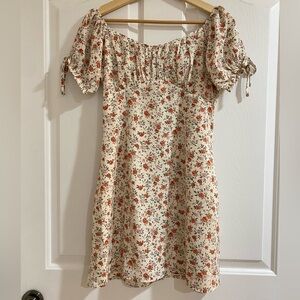 Floral Off-Shoulder Dress